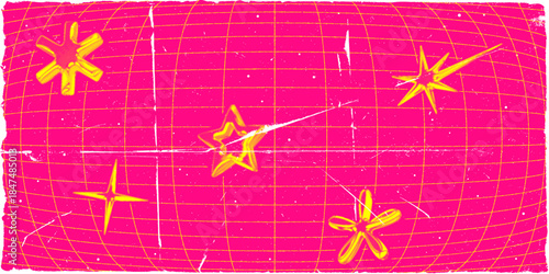3D wireframe perspective grid room template design vector illustration background. Empty three dimensional virtual room perspective wireframe grid geometric sketch. Cyber virtual line interior frame