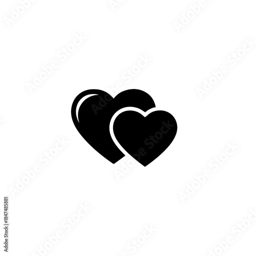 Two Hearts Icon