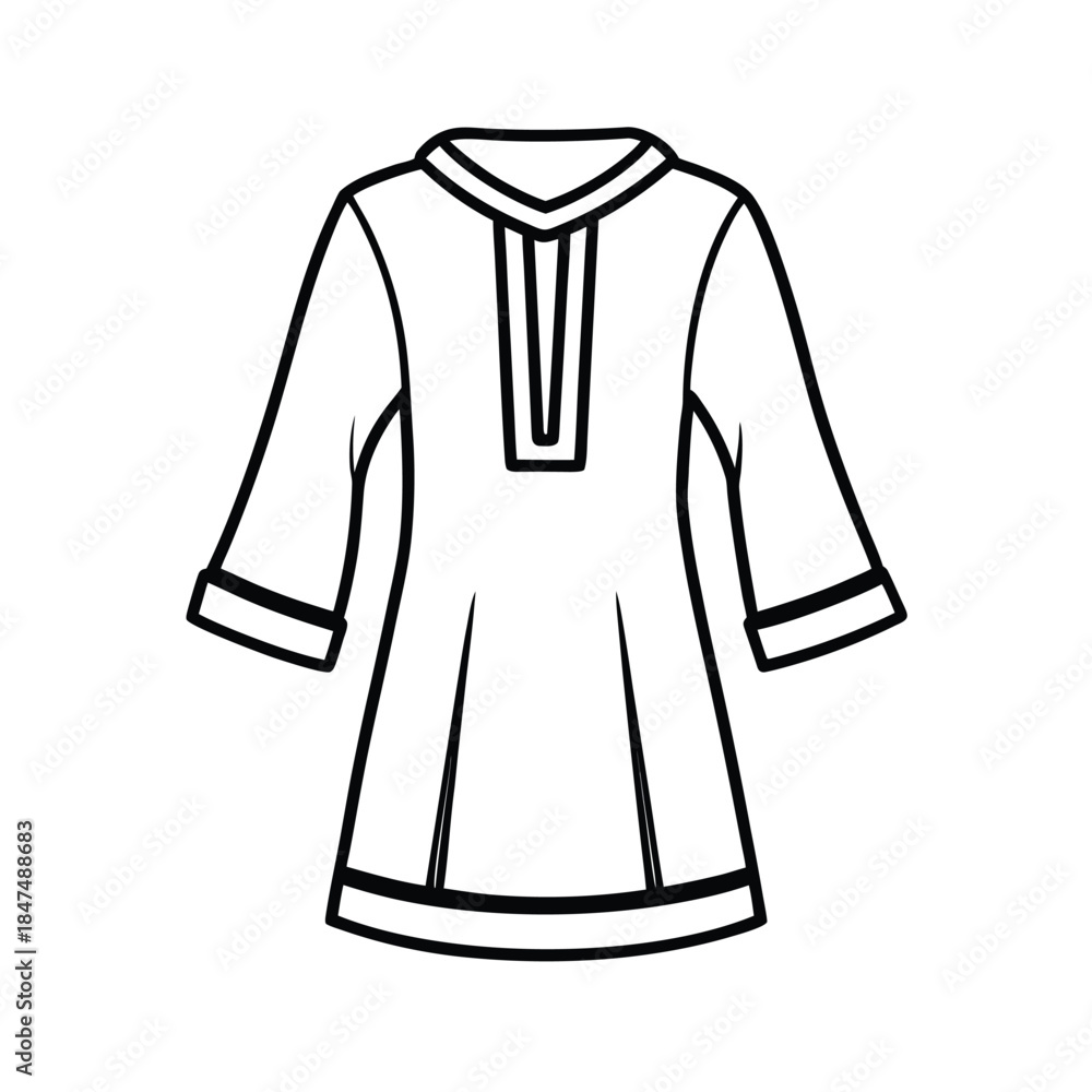 Naklejka premium tunic