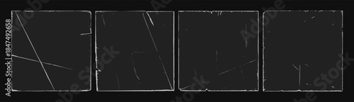 Vintage paper frame overlay old worn edge grunge texture collection. Perfect overlay set for retro album cover, old vinyl records, distressed poster design with authentic aged effect.