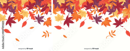 vector illustration of a flowers background