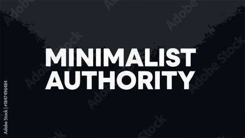 Bold white text on dark background with textured edges