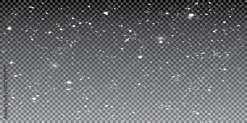  Snow flakes, snow background. Heavy snowfall, snowflakes in different shapes