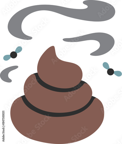 poop illustration, Smelling Poo Emoji, icons logos emojis, emojis png
