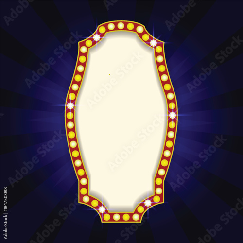 vector illustration of an abstract background with a frame