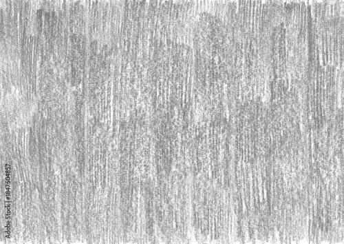 Textured background filled with vertical strokes. Drawing with pencils. Different shades of gray. White background. Colors change chaotically. Lighter, darker. Plumbago. Monochrome.