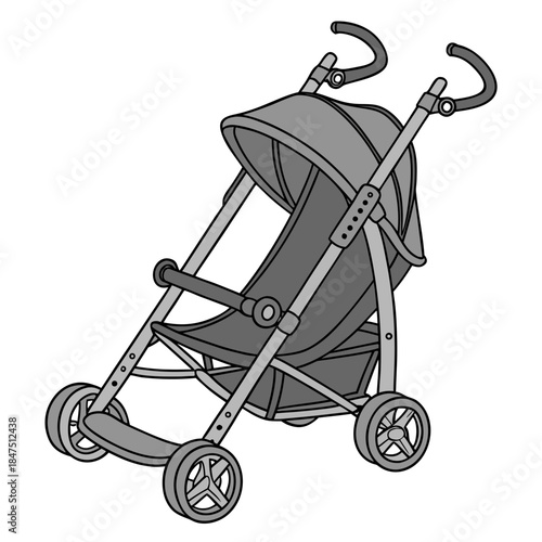 Realistic fold and carry mobility scooter foldable