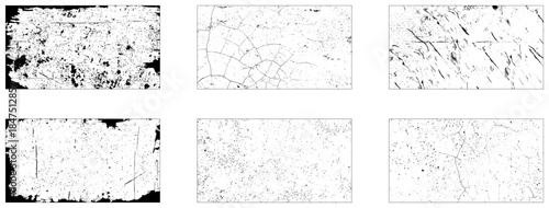 Grunge Urban Backgrounds set. Texture Vector. Dust Overlay Distress Grain ,Simply Place illustration over any Object 