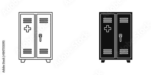 Medical supply cabinets