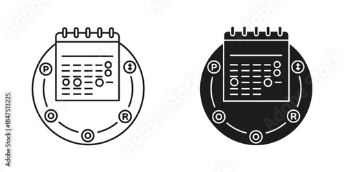 Circular device with connectors and display