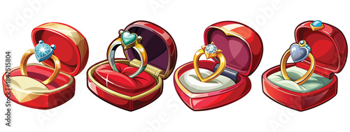 A 3d abstract heart rattle toy with a pink and blue plastic ring isolated on a white background as a colorful valentine celebration symbol