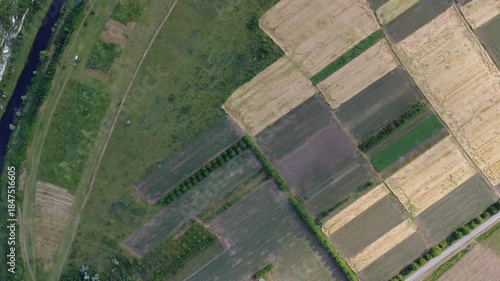 flying a drone above river in Old Orhei
