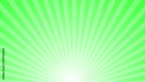 Vibrant green and white radial sunburst pattern with central focal point
