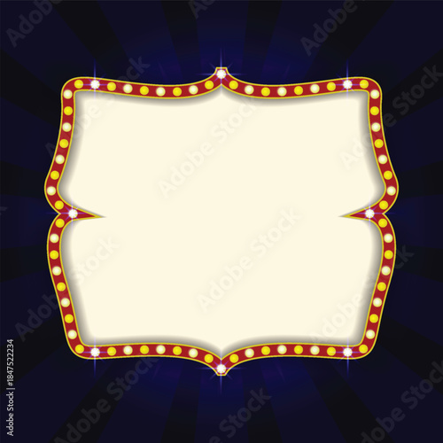 vector illustration of an abstract background with a frame
