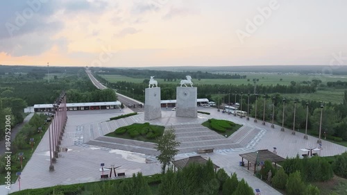 Great Iginholo Site Ordos Inner Mongolia Aerial View