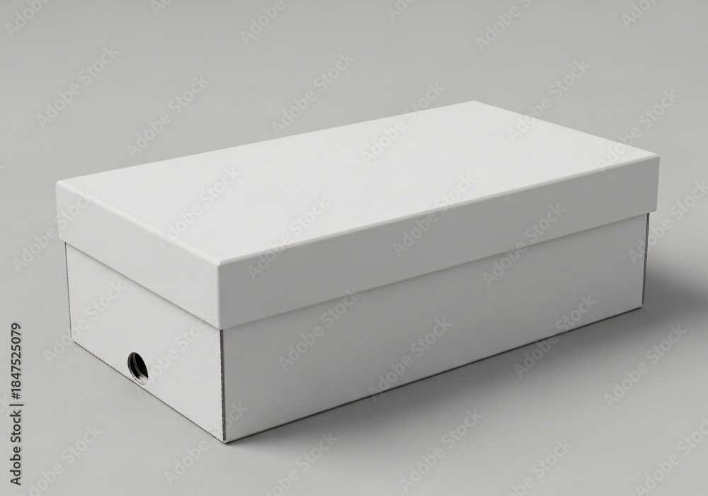 Naklejka premium blank Shoe Box mockup 