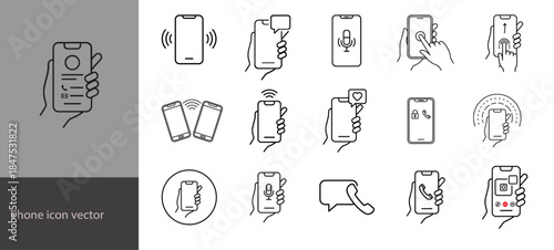 vector set of hand drawn illustrations of a set of knives