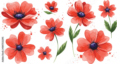 Watercolor floral vector mega collection. Huge bundle of hand painted roses, lilies, sunflowers, and wildflowers with wreaths, bouquets, and frames isolated on white background.