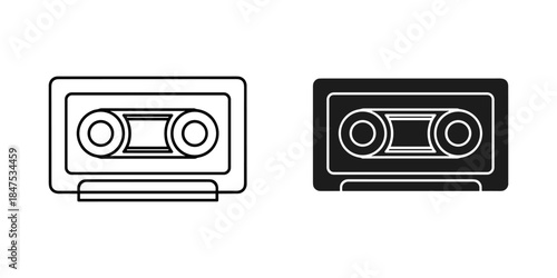 Two cassette tapes side by side