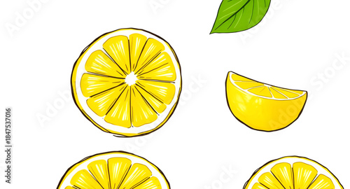 lemon, citrus, fruit, yellow, fresh, juicy, slice, zest, sour, vitamin, summer, tropical, organic, natural, food, healthy, freshness, botanical, pattern, background, seamless, repeat, decorative, desi