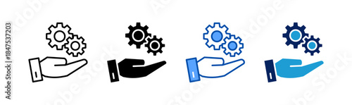 control icon set multiple style collection