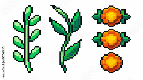 A minimalist vector silhouette of a balanced tea leaf branch, representing natural purity, wellness, and organic tea company branding.