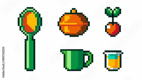 Minimalist teaspoon silhouette, a sleek and modern icon for measuring ingredients or enjoying a hot beverage.