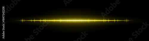 Sharp glowing horizontal line with a vivid flare center. Perfect for tech design, overlays, digital compositions, and motion graphics.