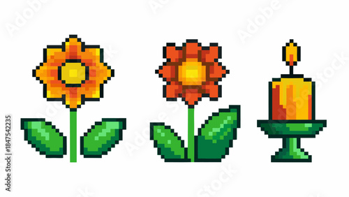 Traditional flower silhouette representing the essence of tea culture and its natural beauty, clean vector art.