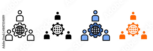 economic criticism Icon Set Multiple Style Collection. Capitalism Breakdown, Debt Crisis, Wealth Gap, Economic Inequality, Corporate Greed, Market Crash, Inflation Woes, Recession Effects, Banking Cor