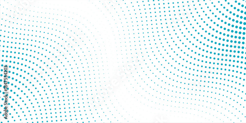 Transparent Vector Gradient Blue Color Halftone Background Staggered Dots Pattern modern dotted