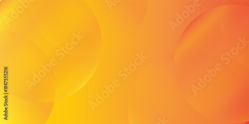 Abstract orange background with circles. Vector illustration