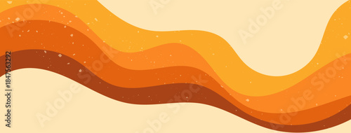 Zebra groovy Y2K orange waves.