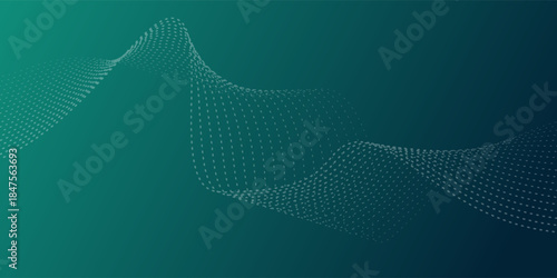 Abstract Digital technology speed connect blue green background, cyber nano information. Background tecknology