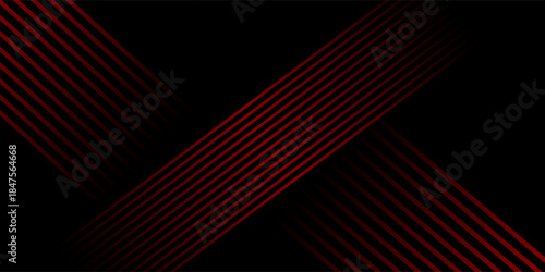 Line texture black and red stripes line gradient background for backdrop or presentation project