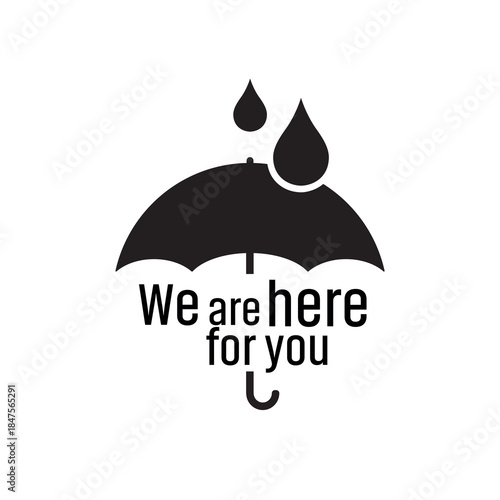 we are here for you text