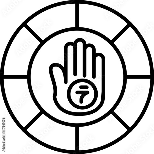 Chiromancy Symbol Icon