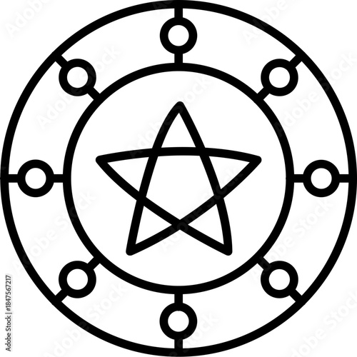 Horoscope Wheel Icon