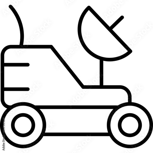 Lunar Rover Vehicle Icon