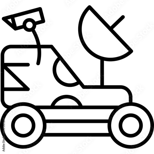Moon Rover Explorer Icon
