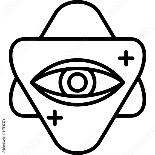 Occult Symbol Eye Icon