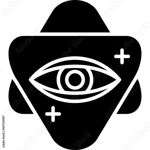 Occult Symbol Eye Icon
