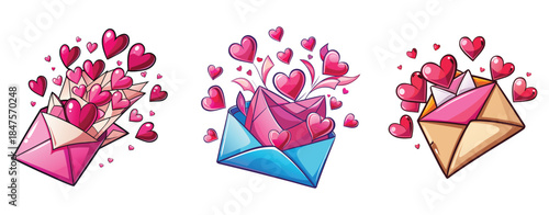 A red heart with diamonds rests inside a pink gift box decorated with a red ribbon bow and rose petals for a romantic Valentine celebration or wedding anniversary