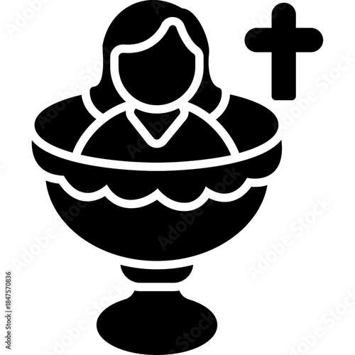 Baptism Ceremony Symbol Icon