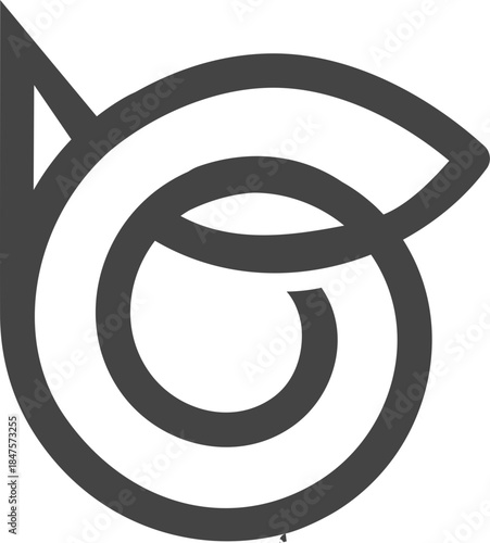 the logo is the fish and "Z i d a t" eel Farming. Unique and elegant.