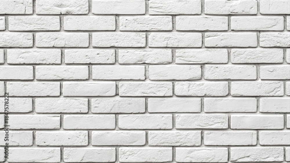 Obraz premium seamless white brick wall pattern background 