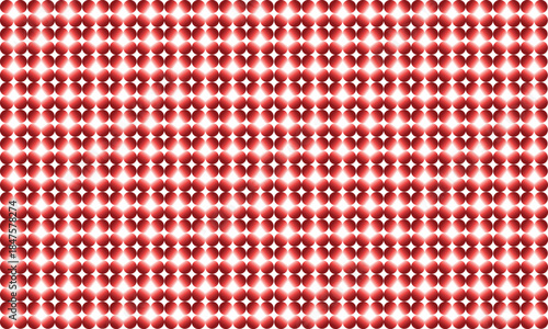 Seamless Red Christmas Dot Pattern with Soft Glow Light Background