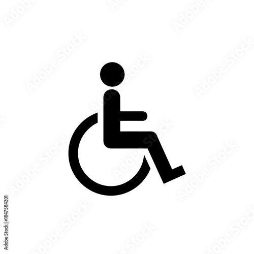 Wheelchair accessibility symbol promoting inclusivity, disability rights, accessible infrastructure, mobility support, and social awareness design