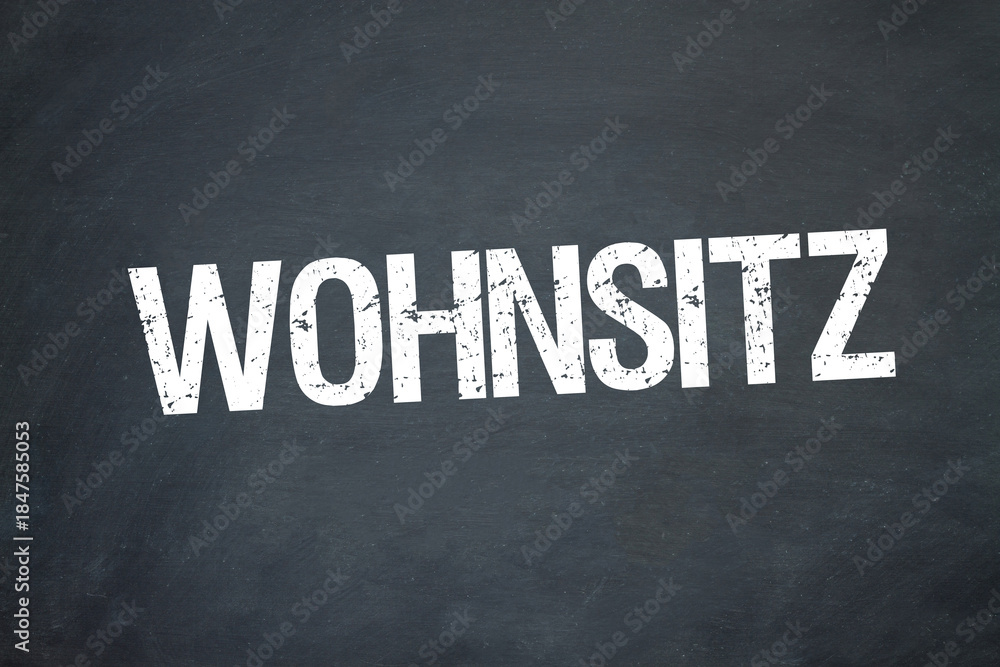 Obraz premium Wohnsitz 