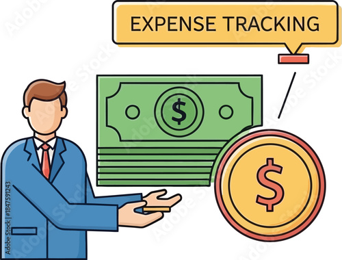Managing expenses with cash and coins
